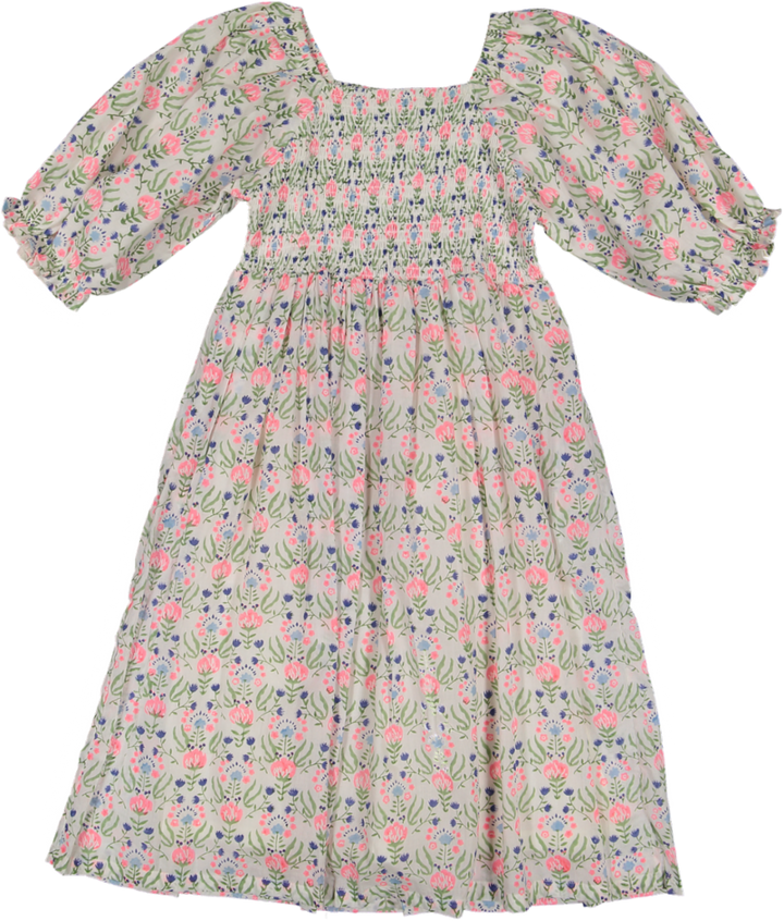 HARPER HIGH NECK 3/4 SLV-Fuchsia Paradise