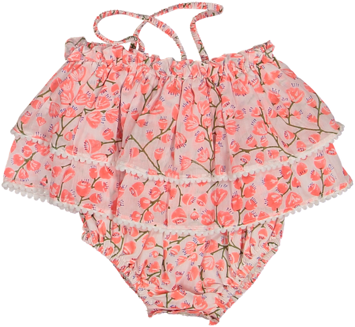 MIRIAM ROMPER-FUCHSIA BELLFLOWER