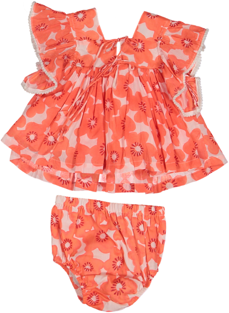 WHOOPI SET-FUSCHIA DAISY