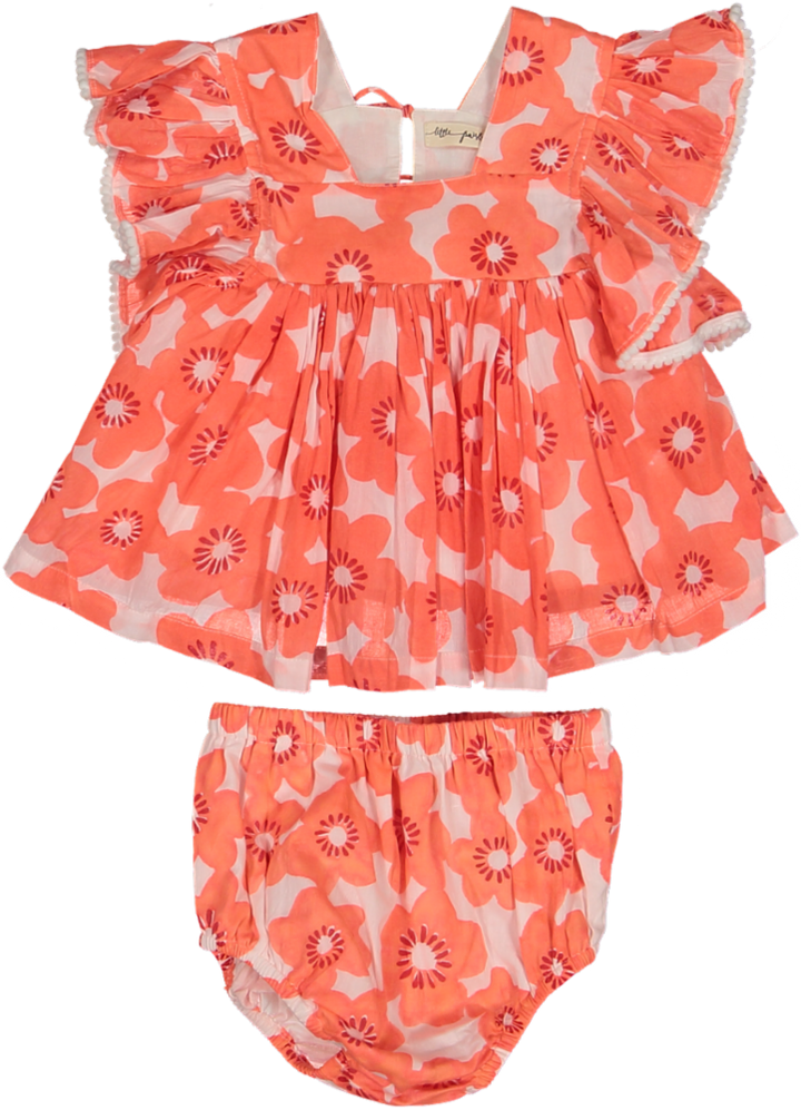 WHOOPI SET-FUSCHIA DAISY