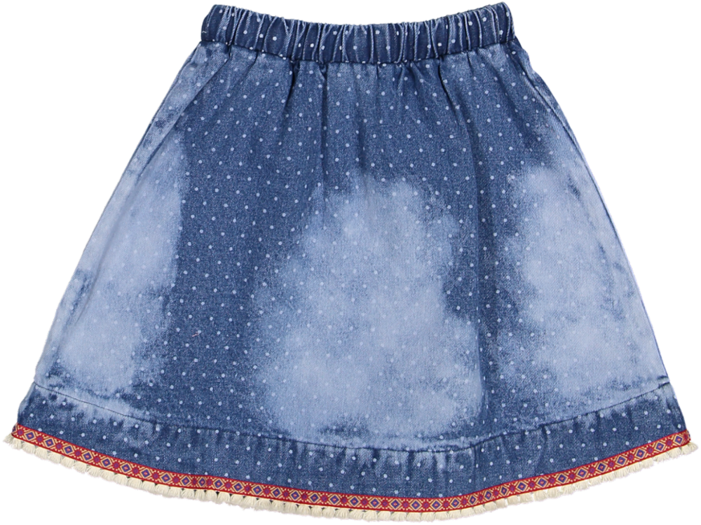 GS51760-SKIRT-Blue Denim