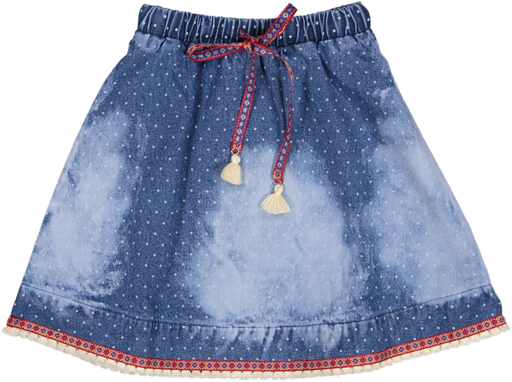 GS51760-SKIRT-Blue Denim