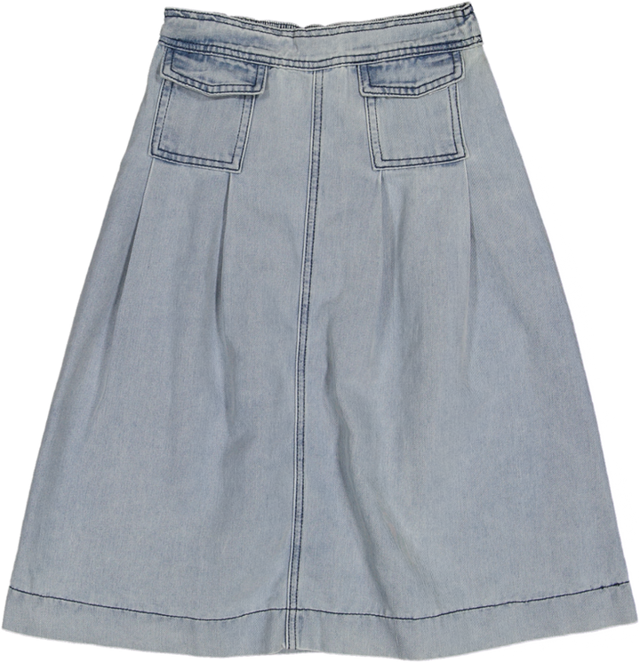 GS5076-SKIRT-Light Blue Denim