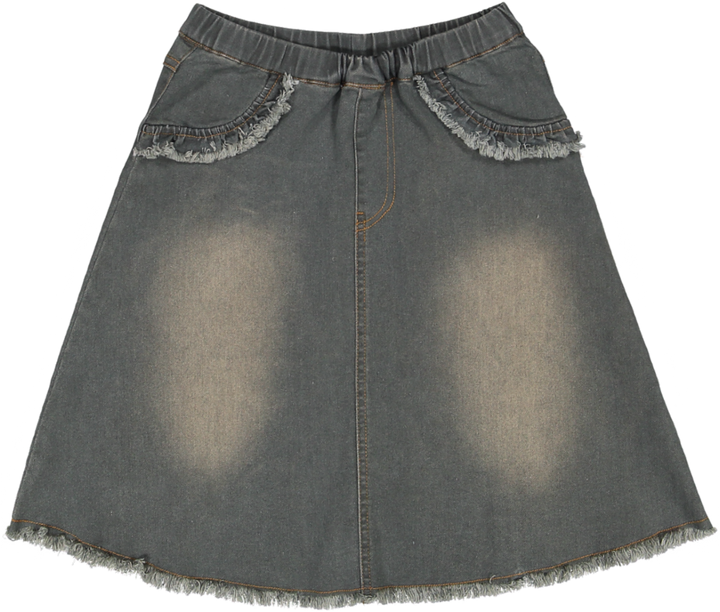 GS24456-A-SKIRT DOT&LINE