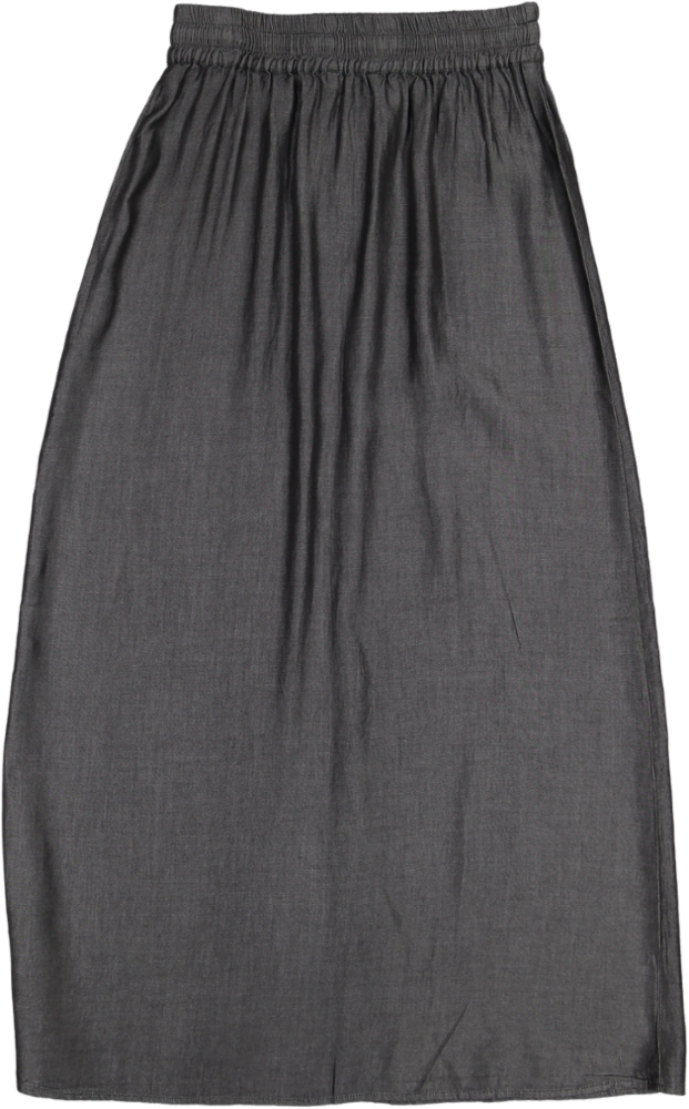 TS5033S-BLACK DENIM SKIRT