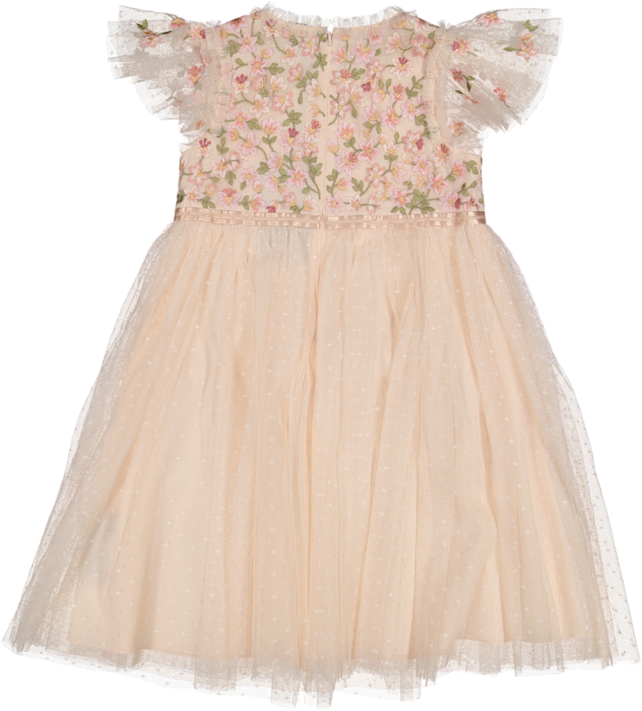 EVERETT BLOOM BODICE KIDS DRESS-OPAL/MULTI OPM
