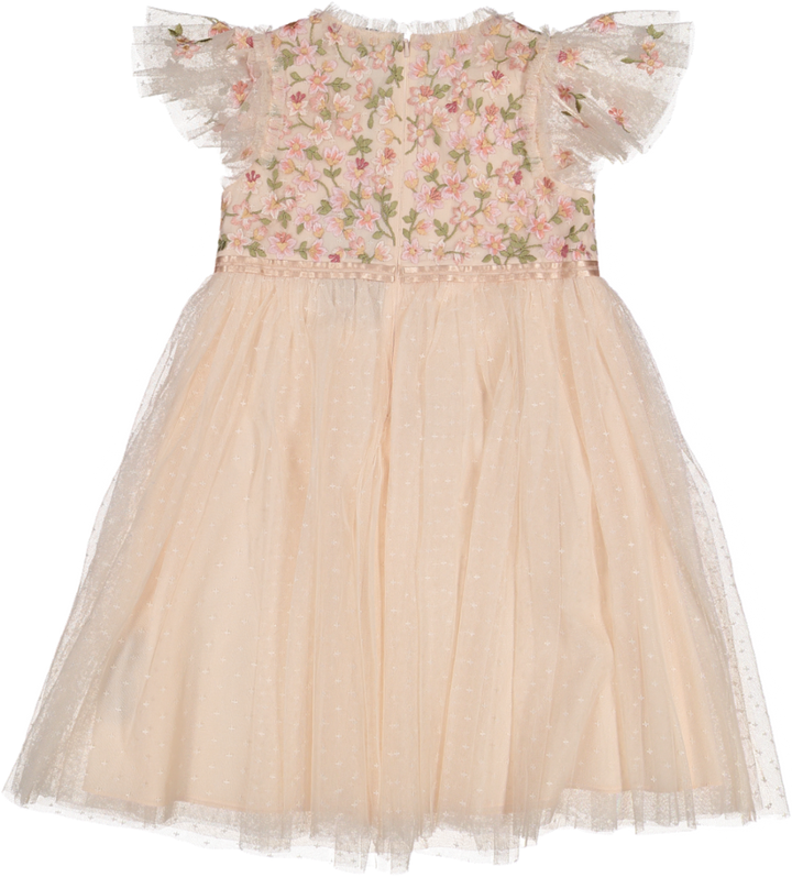 EVERETT BLOOM BODICE KIDS DRESS-OPAL/MULTI OPM
