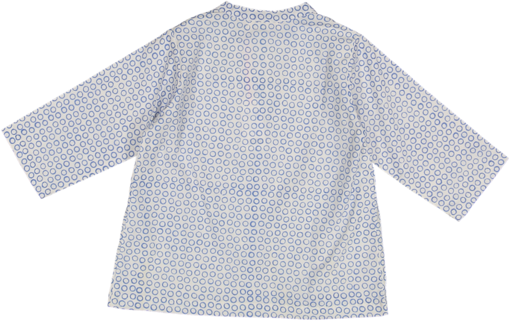 BASIC TOP 3/4 SLV-Blue Circle