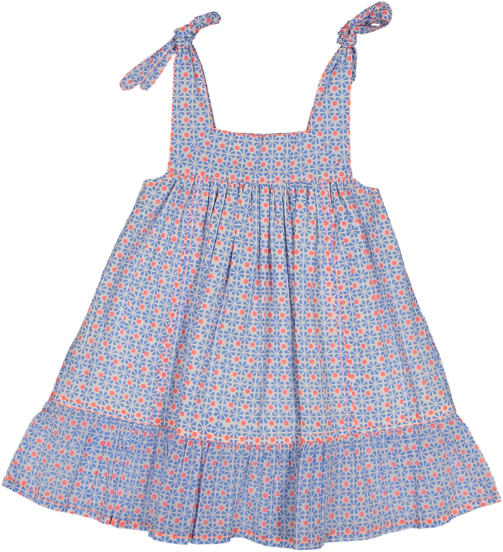 JOLIE-BLUE GEOMETRIC PRINT