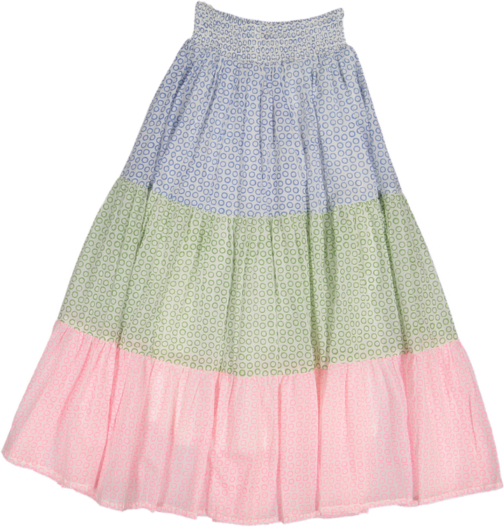 TRICOLOR SKIRT-Tricolor Circle