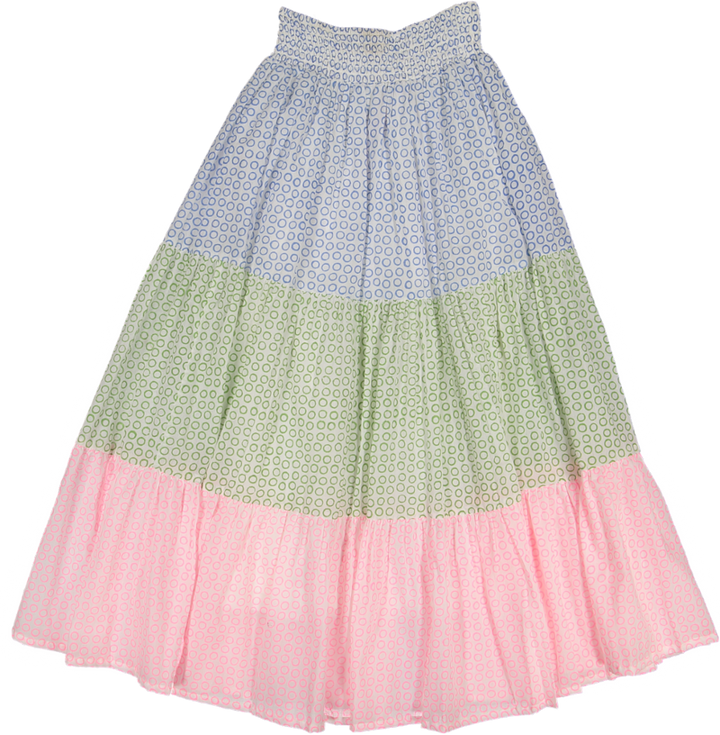 TRICOLOR SKIRT-Tricolor Circle