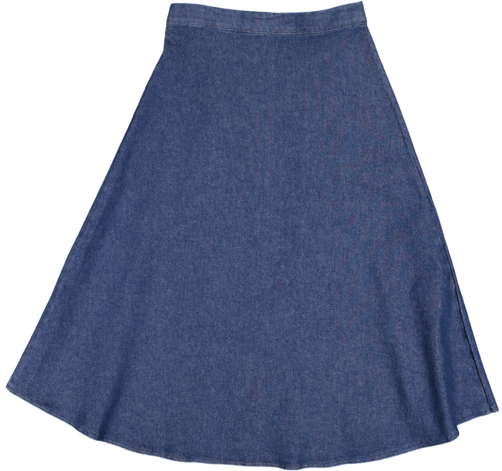 RAYOL SKIRT-20-Dark Denim