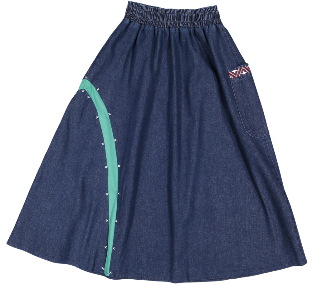 RETHO SKIRT-04-Denim