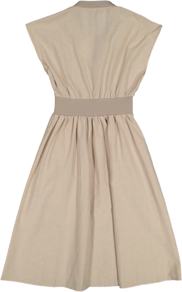 REVEL DRESS-27-Beige