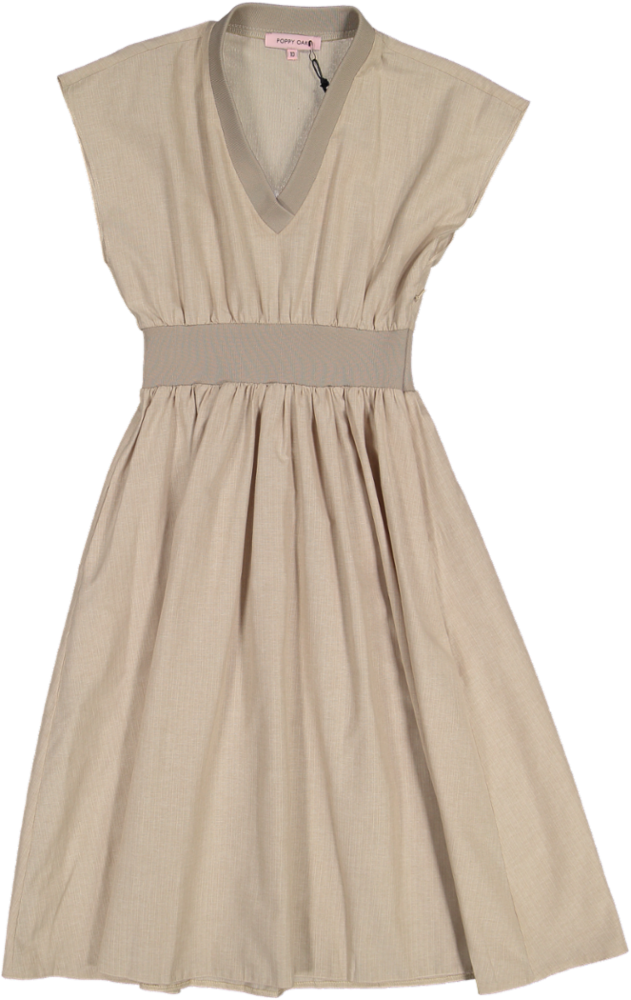 REVEL DRESS-27-Beige