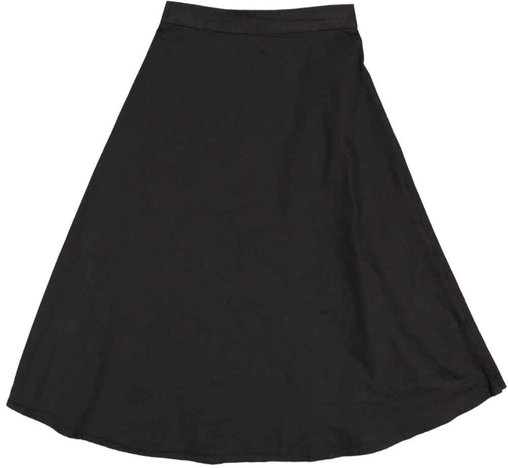 RAYOL SKIRT-20-Black Denim