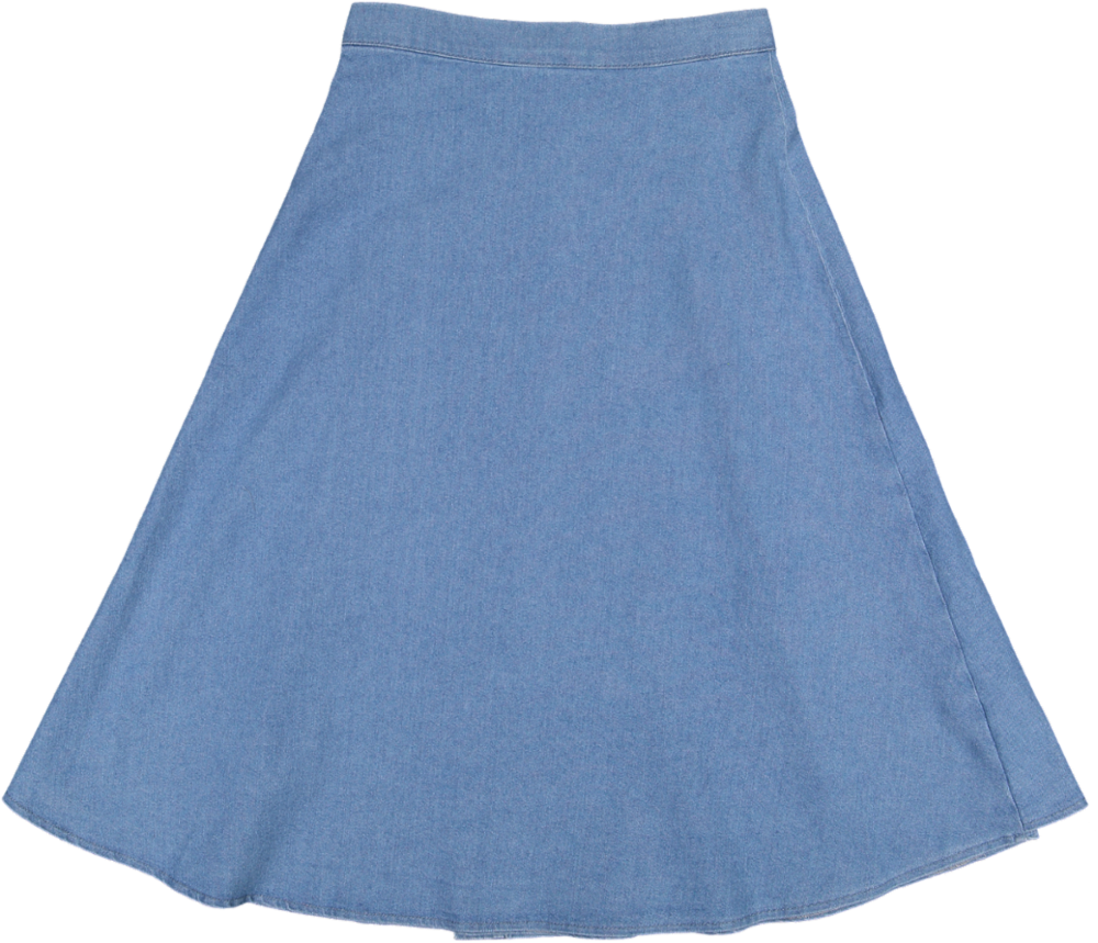 RAYOL SKIRT-20-Light Denim