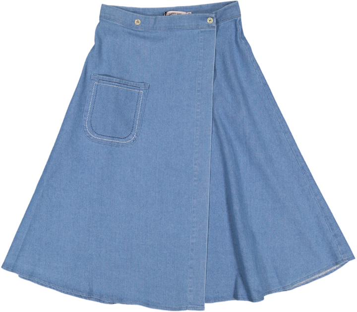 RAYOL SKIRT-20-Light Denim