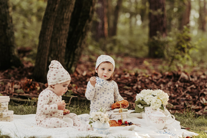 Tea Party Footie-Wine