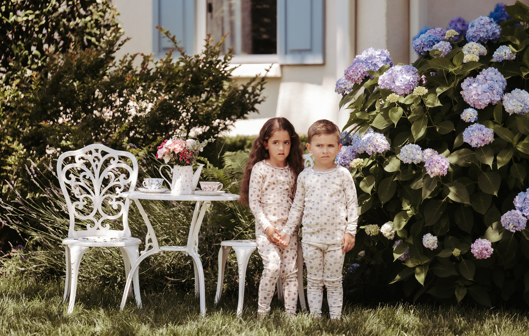 Tea Party Pajama-Blue