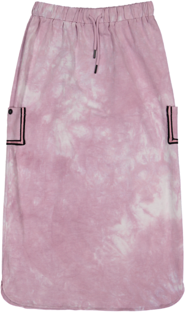 20-012C-POCKET SKIRT-Ballet Pink