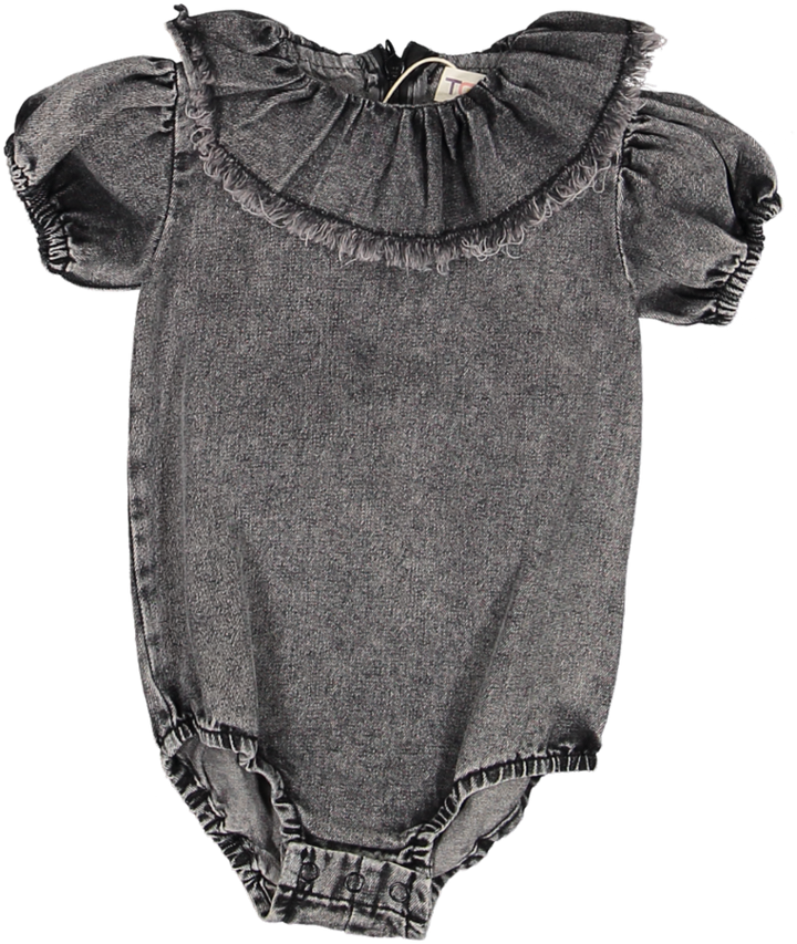 20-215A-Structure Denim Baby Girl-Black