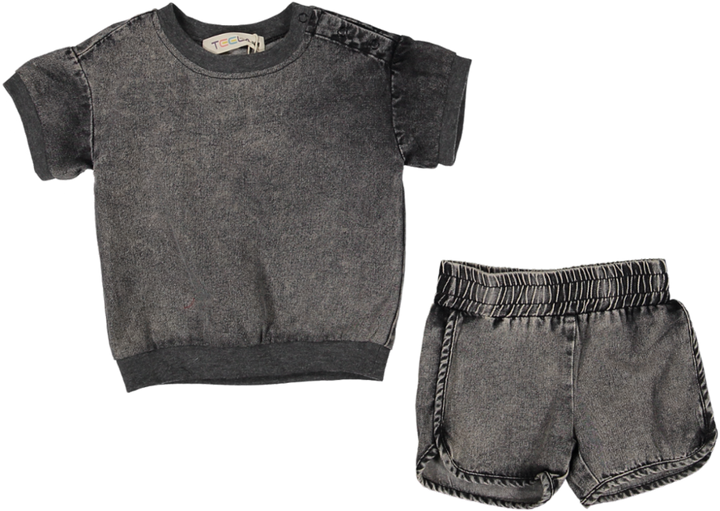 20-216A-Structure Denim Baby Boy-Black