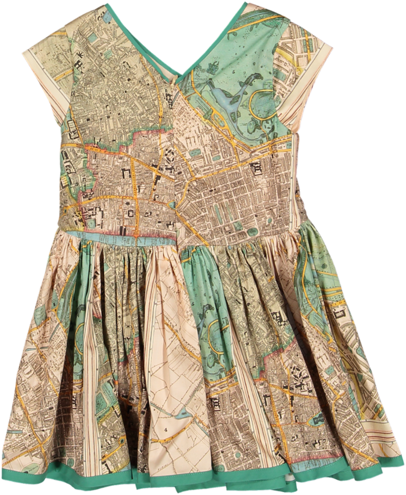 SLIP ROAD DRESS-Old London Map