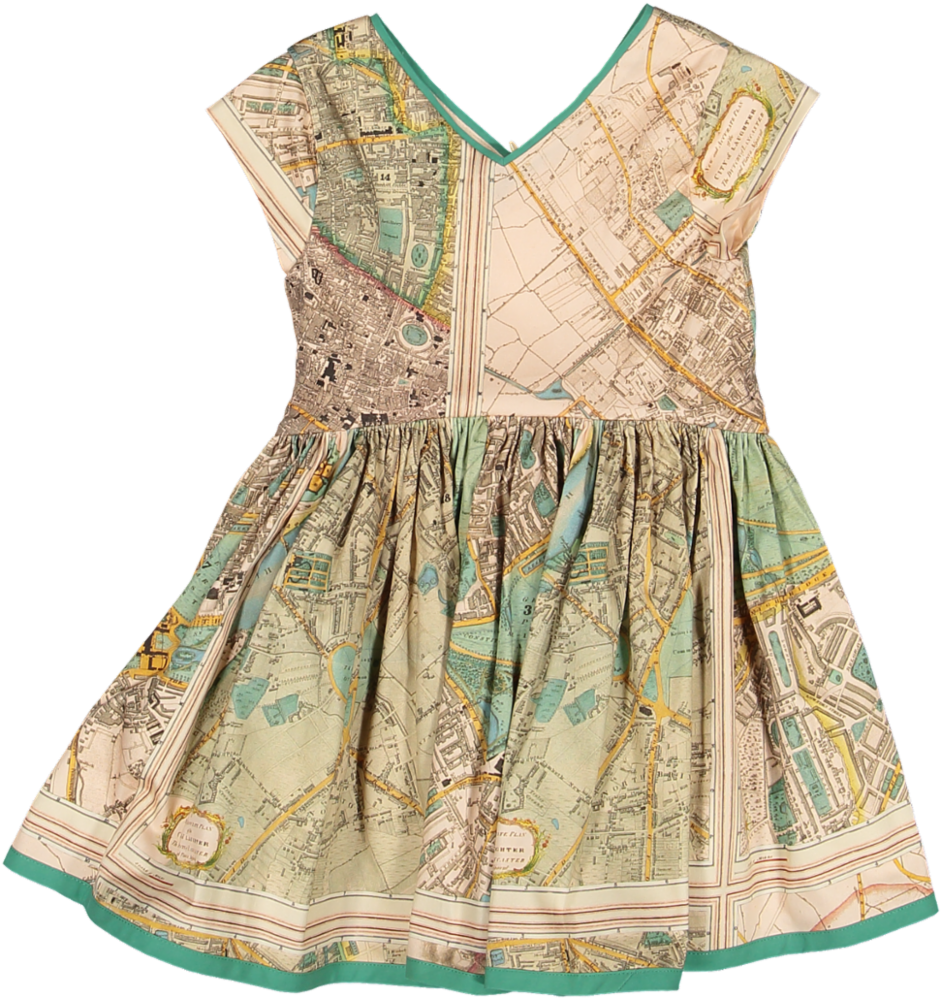 SLIP ROAD DRESS-Old London Map