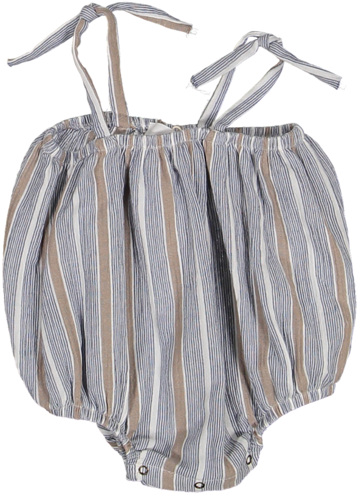 4034-BABY ONE PIECE BURBUJA MUSELINA-Stripes