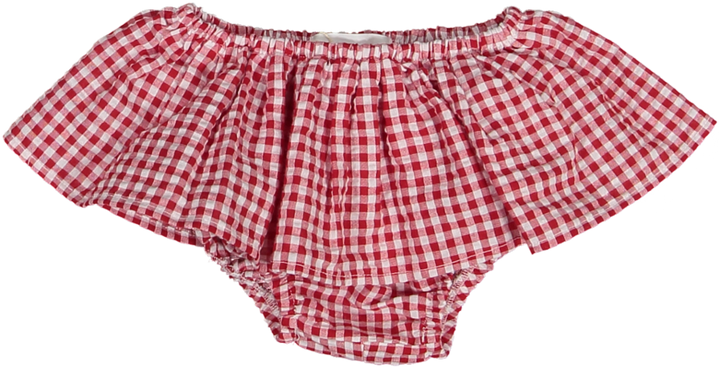6033-BABY BLOOMER VOLANTE-Red