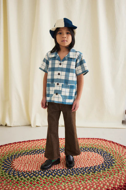 LEON TOP-Prussian Blue Piazza