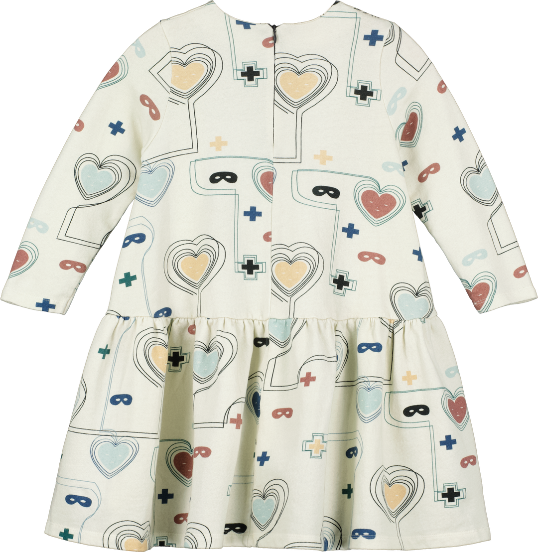 Natural Hearts & Masks Lines Luna Dress