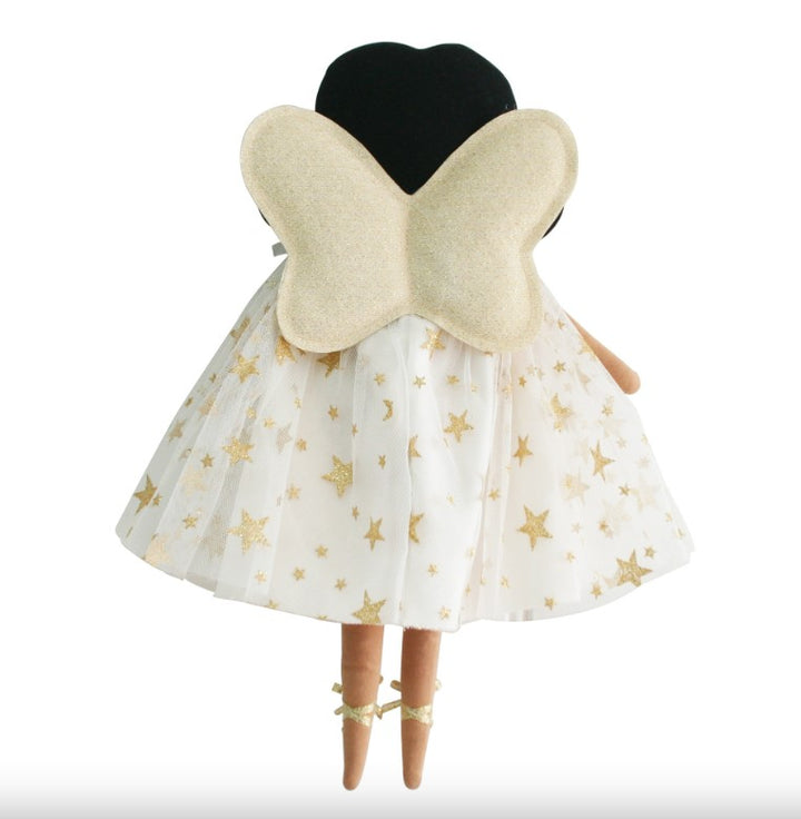 GRACIE FAIRY DOLL-IVORY/GOLD STAR
