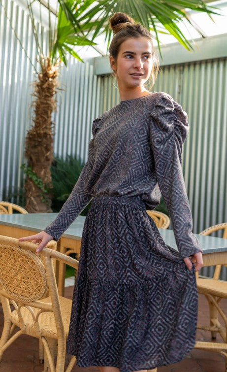 JERSEY HOMBRERA-Zigzag Azul top