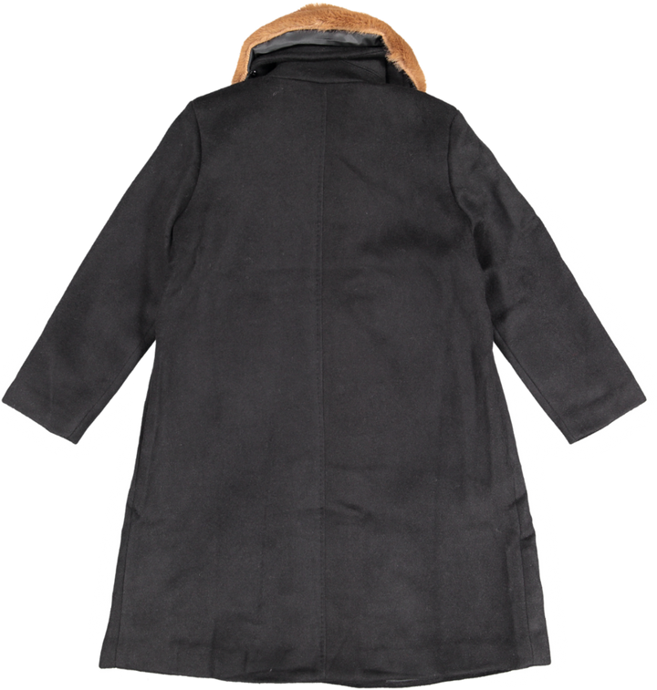JACKET4-Black/Natural Fur